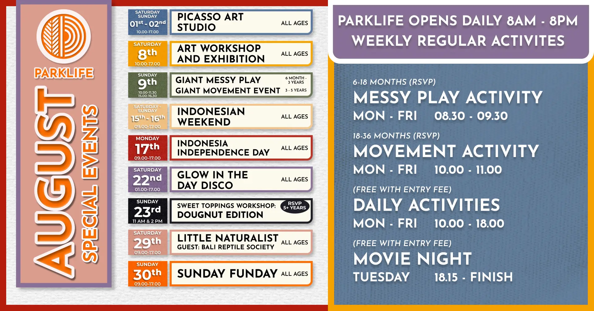 Aug Special Events