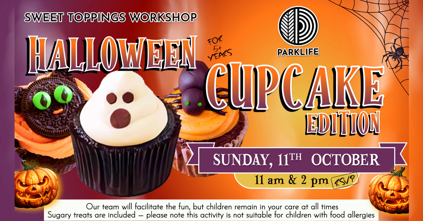 Sweet Toppings Workshop: Halloween Cupcake Edition