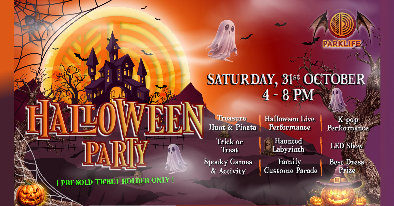 HALLOWEEN PARTY AT PARKLIFE